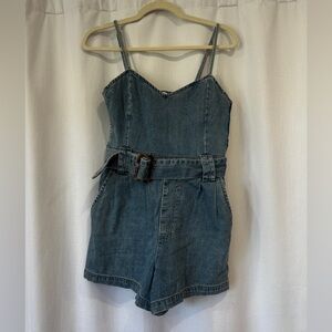 Show Me Your MuMu Blue Denim Jumpsuit